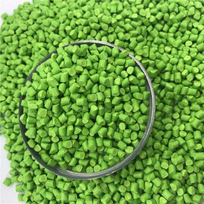 High quality Calcium Carbonate PP/PE/ABS/PVC Plastic Green Masterbatch